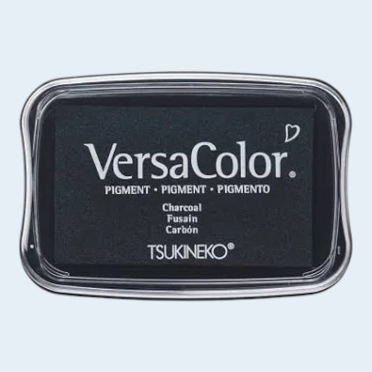 Rayher Stempelkissen Versa Color Pigment-Charcoal, 9,6x6,3x1,8cm