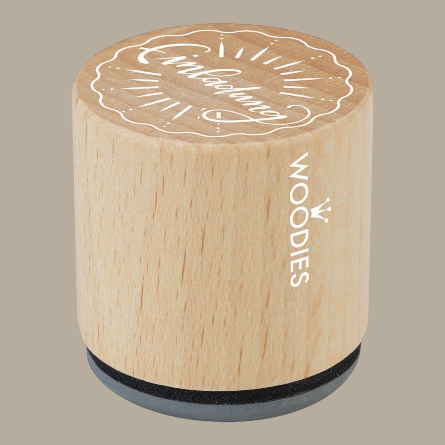 Woodies Holzstempel Einladung Ø 3 cm