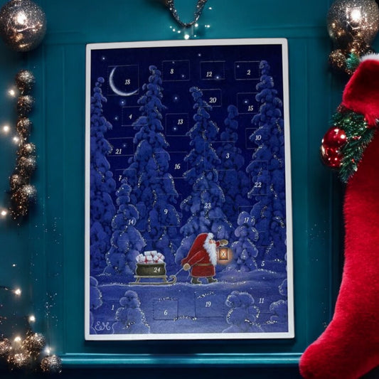 postcard Advent calendar