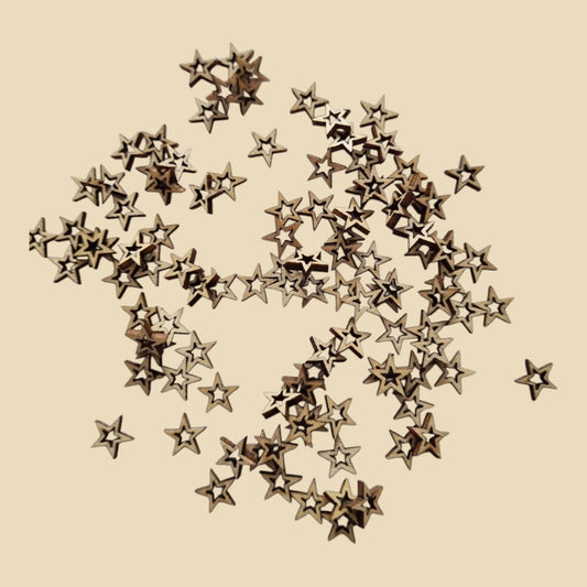 Rayher Holz-Streudeko – Sterne, FSC Mix Credit