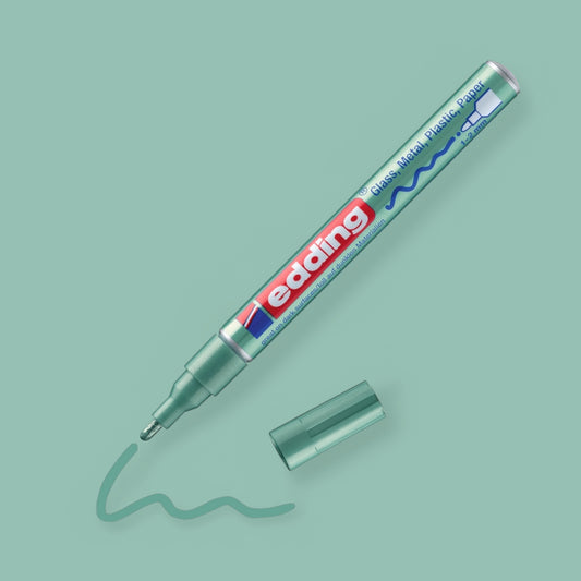 Edding 753 Glanzlack-Marker grün-metallic , 1-2 mm