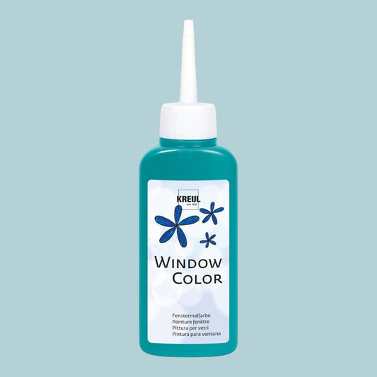 Kreul Window Color Konturenfarbe, 80 ml, Türkis