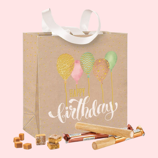 Geschenktasche: Fröhliche Geburtstagsgrüße