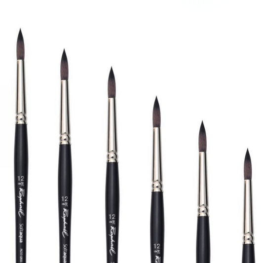 Raphaël Watercolor Brush Soft Aqua Series 845 Round