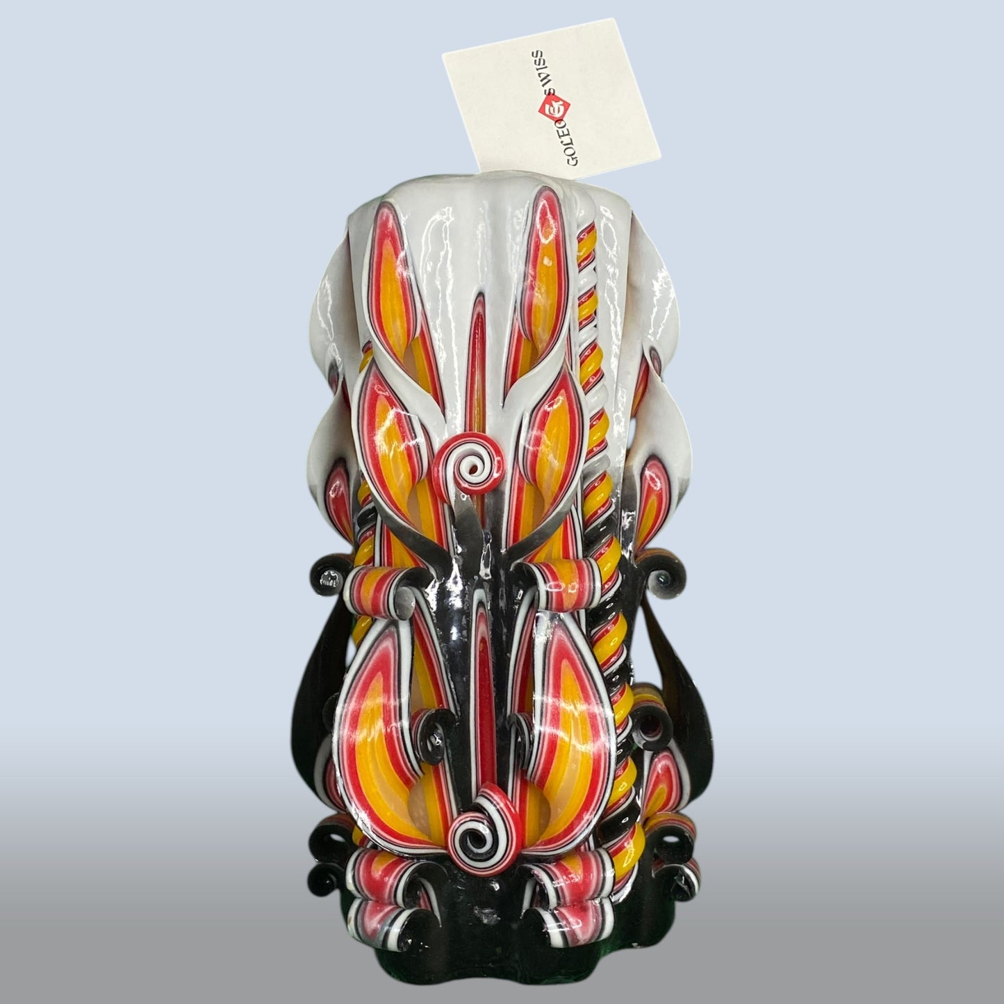 Geschnitzte Kerze Gross - Bold Contrast