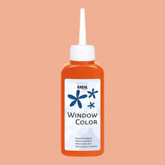 Kreul Window Color Konturenfarbe, 80 ml, Orange