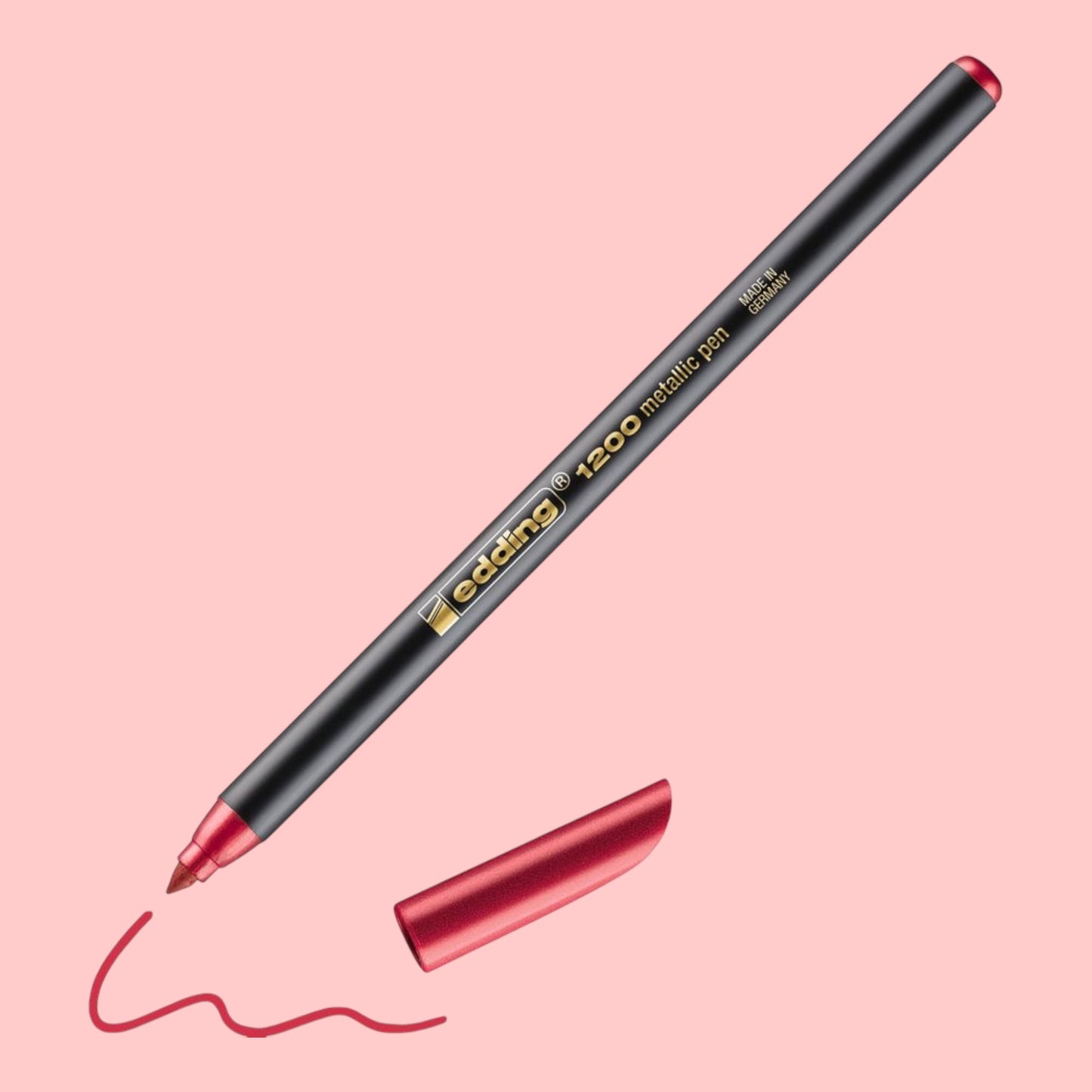 Edding Faserschreiber 1200 Metallic Rot 0,5-1mm