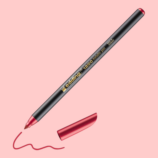 Edding Faserschreiber 1200 Metallic Rot 0,5-1mm