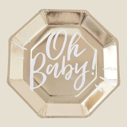 Pappteller "Oh Baby