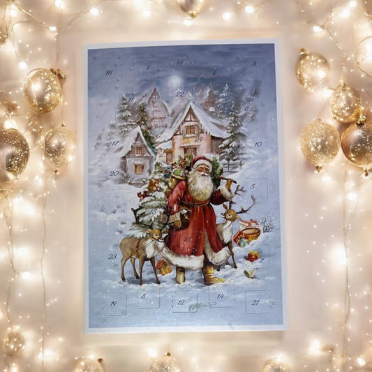 postcard Advent calendar