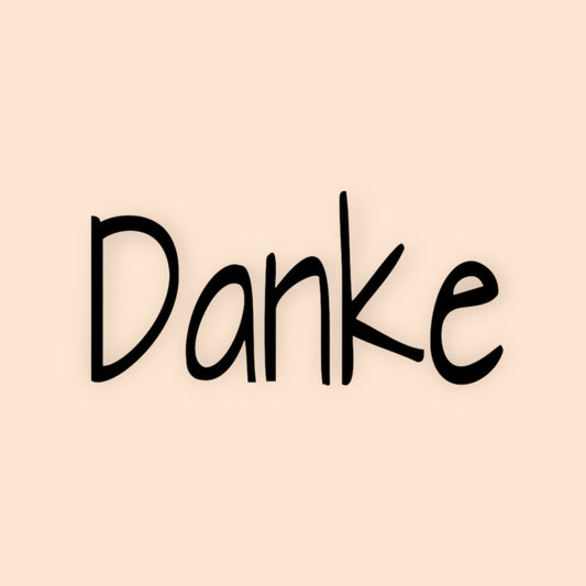 Glorex Reliefeinlage 2St Thank you / Danke