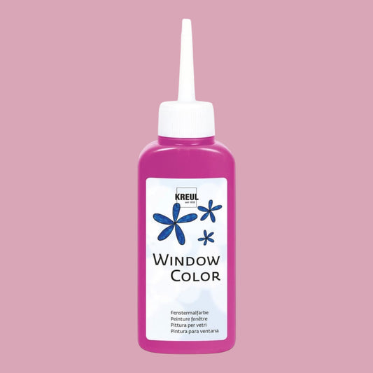 Kreul Window Color Konturenfarbe, 80 ml, Pink