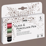 KREUL GLASS & PORCELAIN 5-pack Chalky