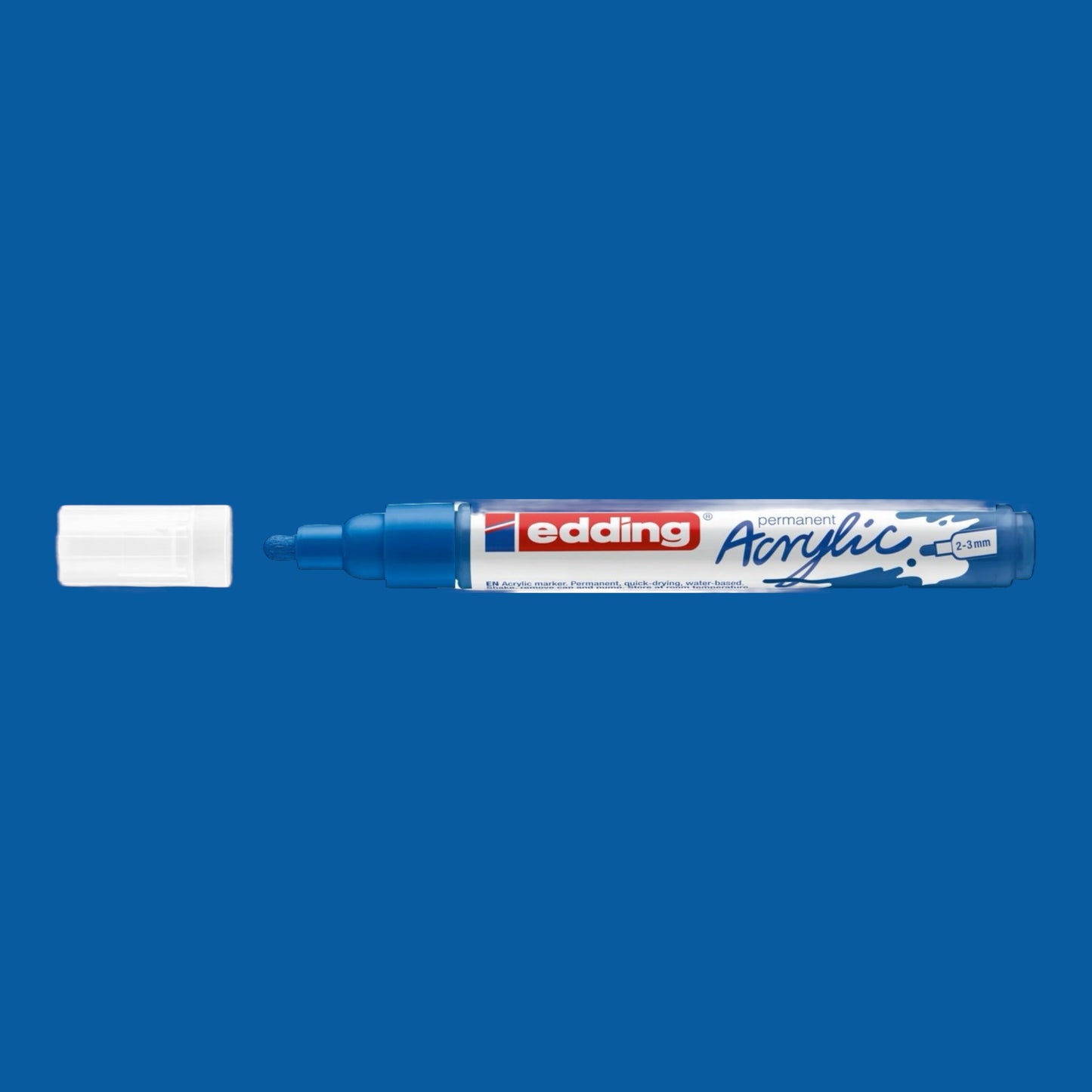 Edding 5100 Acrylmarker enzianblau 903 , Rundspitze 2-3 mm
