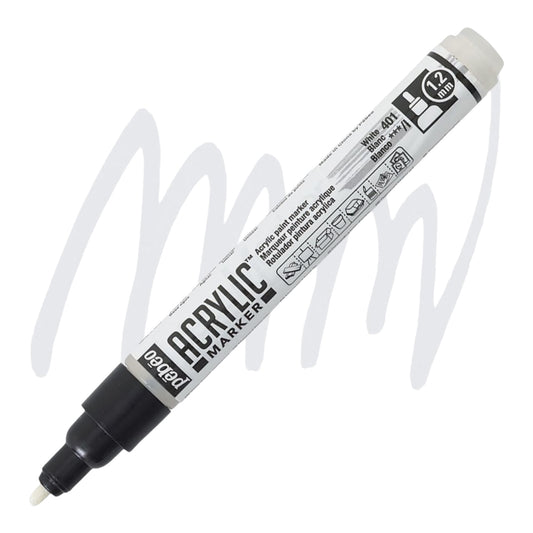Pébéo Acrylic Marker – White 01