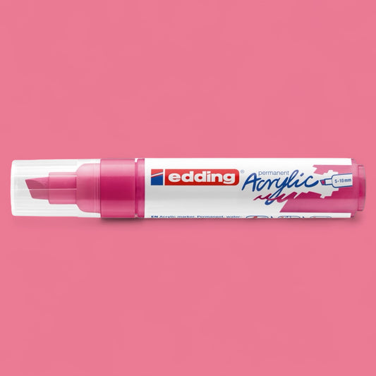 Edding 5000 Acrylmarker telemagenta 909 , Keilspitze 5-10 mm