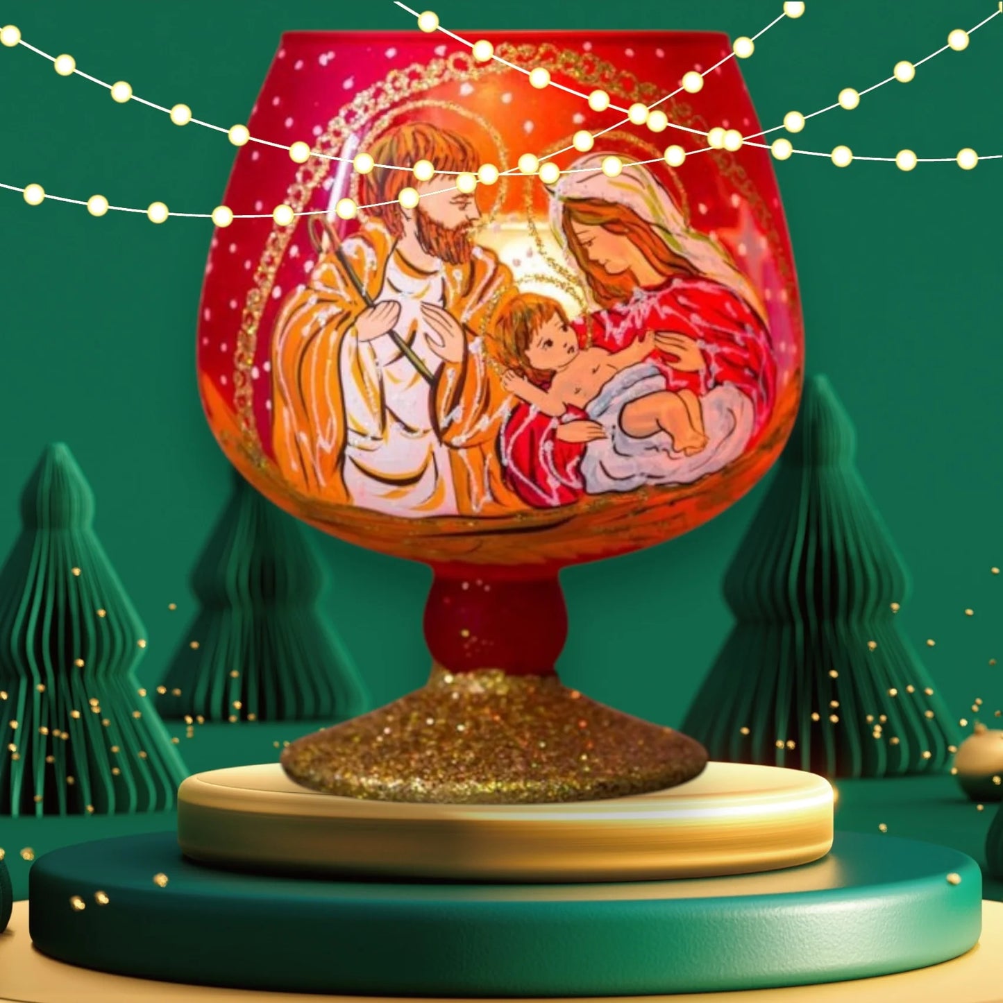 Goleo Teelichtlampe - Holy Night