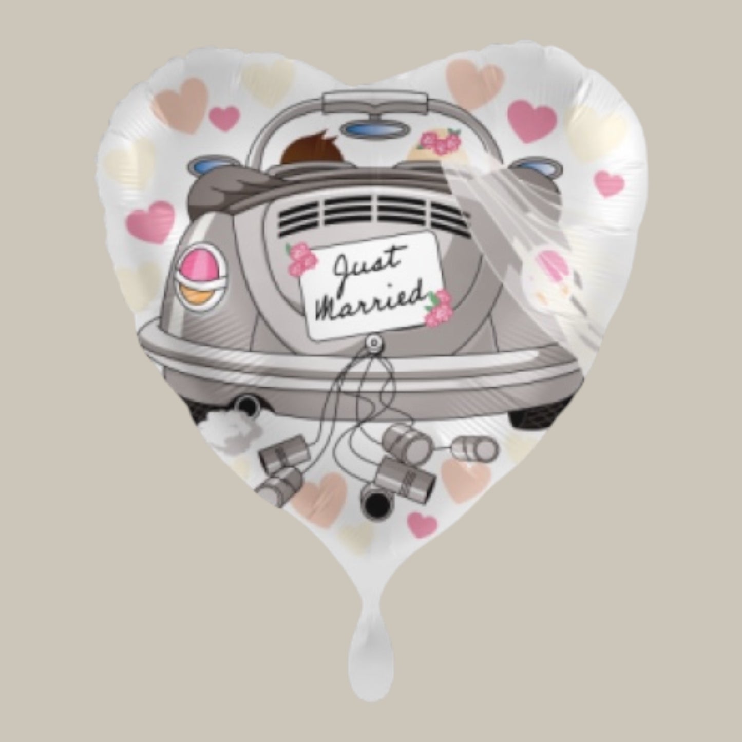 Foil balloon Just Married 43cm
