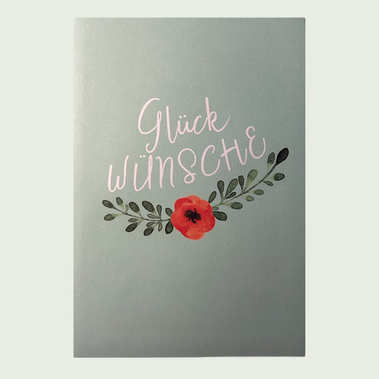 Pop-Up Karte „Glückwünsche“