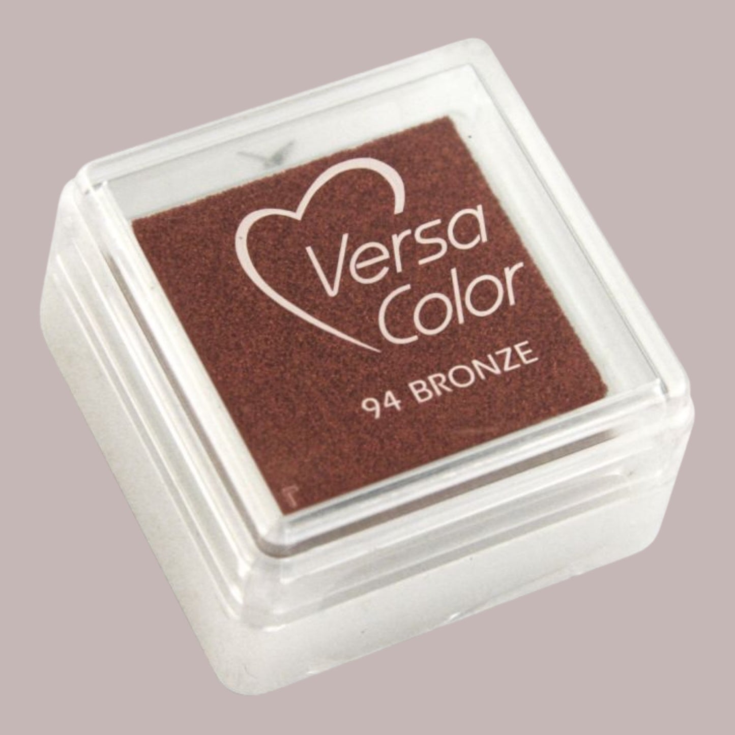 Rayher stamp pad Versacolor, 94 Brilliant Bronze stamp area 2.5 x 2.5 cm