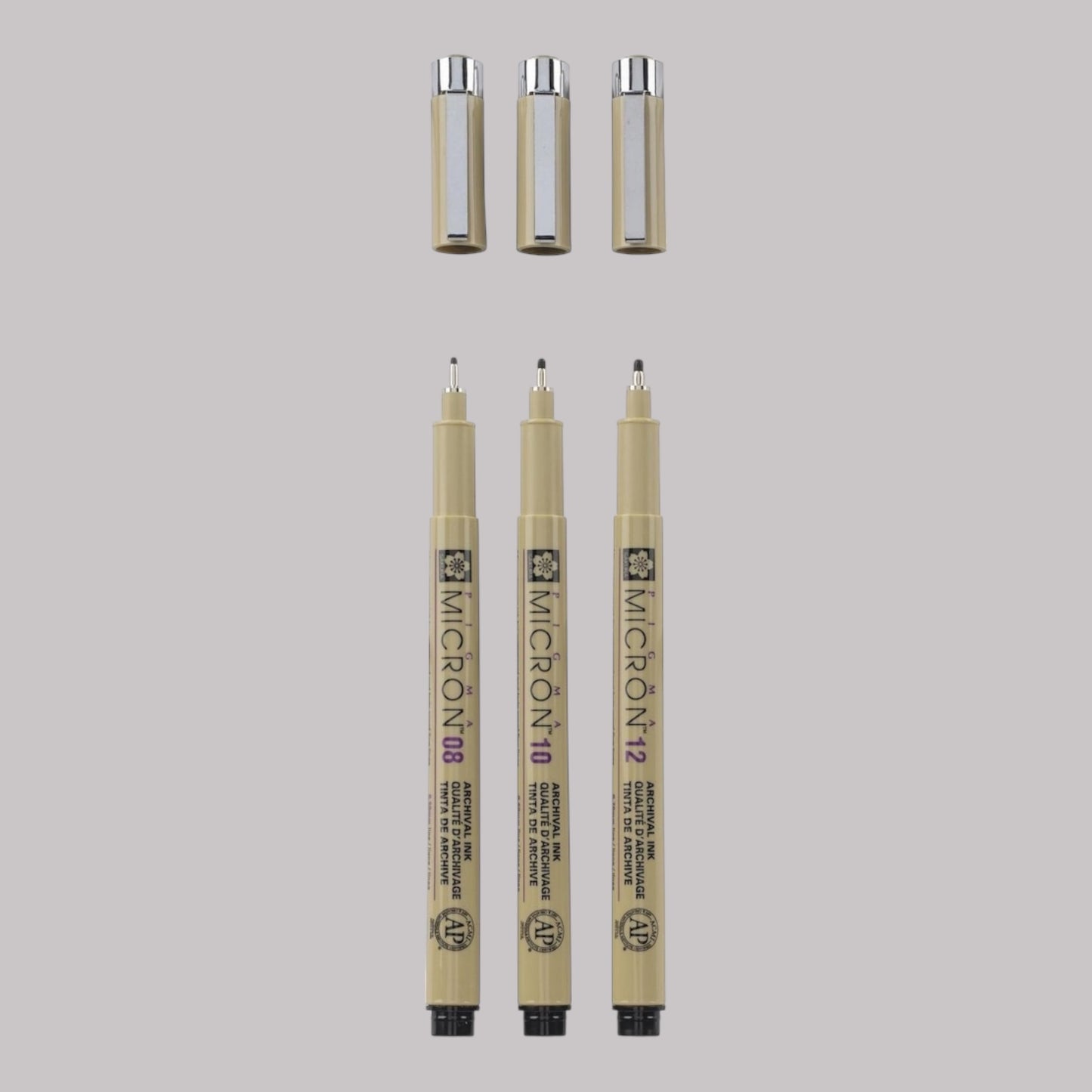 Sakura Pigma Micron – 3er Fineliner Set