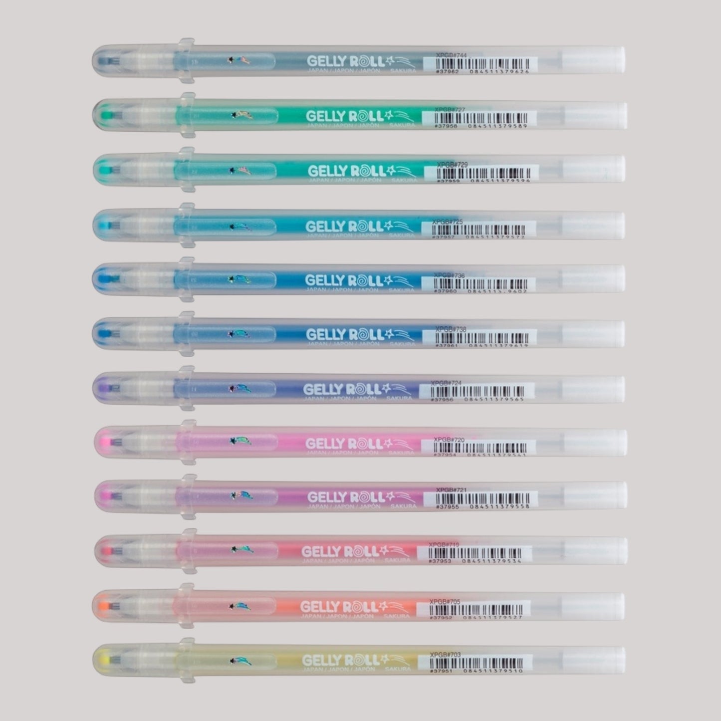 Sakura Gelly Roll Stardust Glitter – Set mit 12 Farben