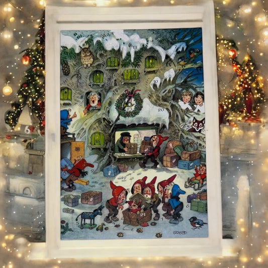 postcard Advent calendar