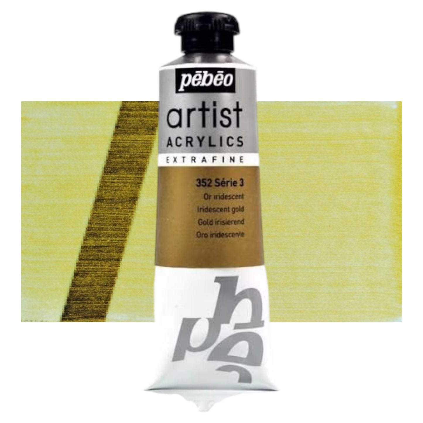 Pébéo Artist Acrylics Gold Irisierend 352 Serie 3
