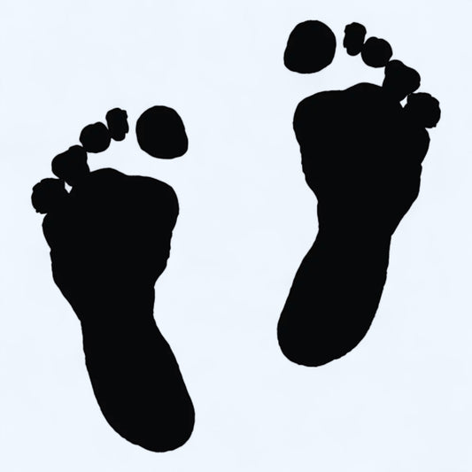 Rayher Holzstempe Stempel Füsse, 5x5cm