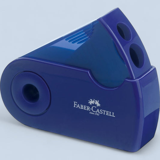 Faber-Castell Sleeve Double Sharpener Blue