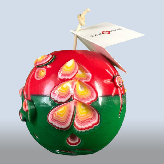 Geschnitzte Kerze Rund - Holiday Grove