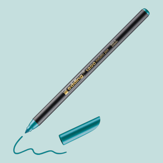 Edding Faserschreiber 1200 Metallic Grün 0,5-1mm