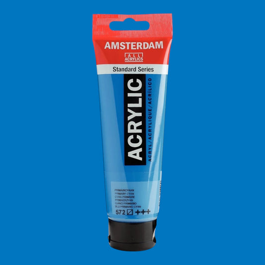 Amsterdam Standard Series Acrylfarbe - Primärzyan 572