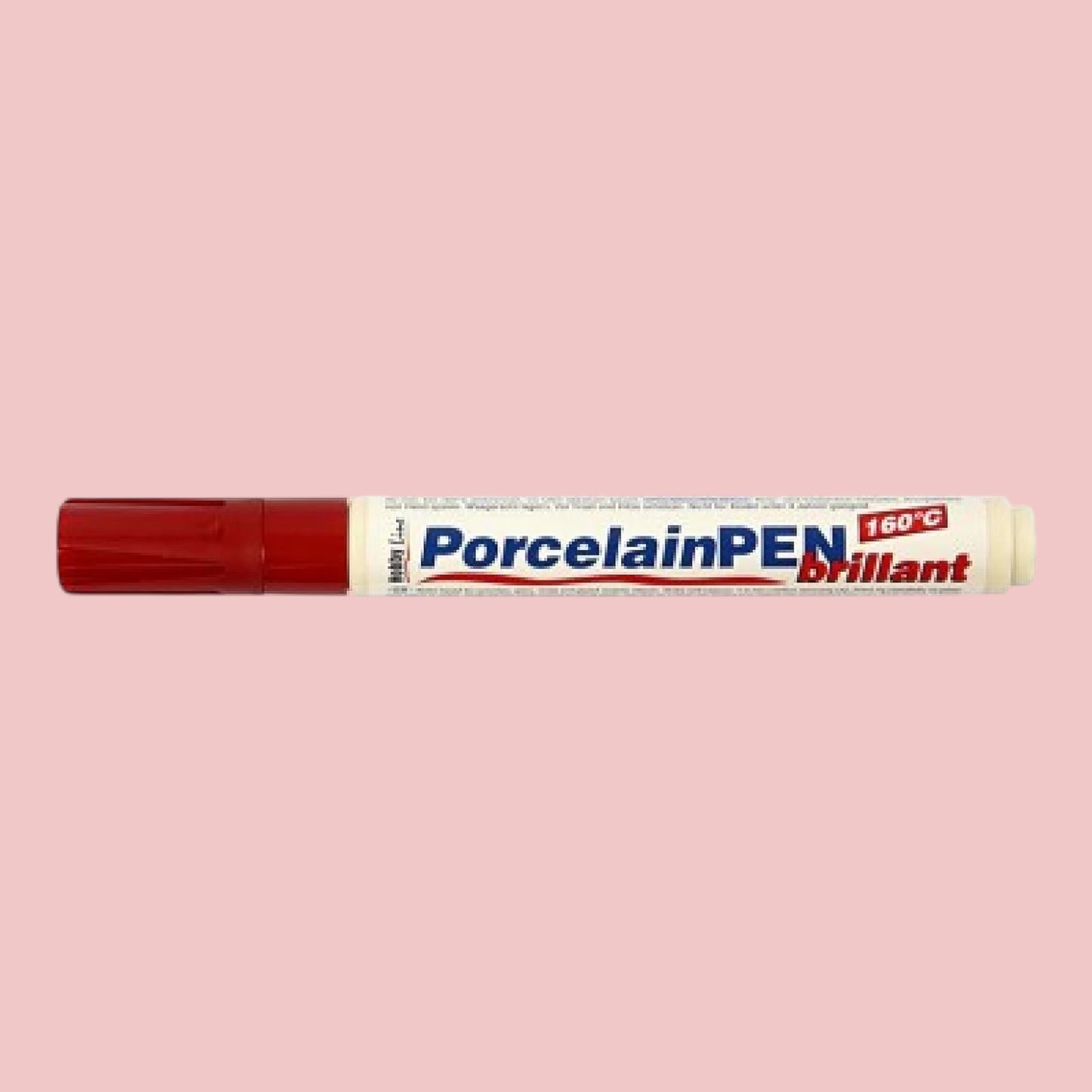 Kreul Porcelain PEN Brillant, Rot, 2-4 mm, zum Einbrennen