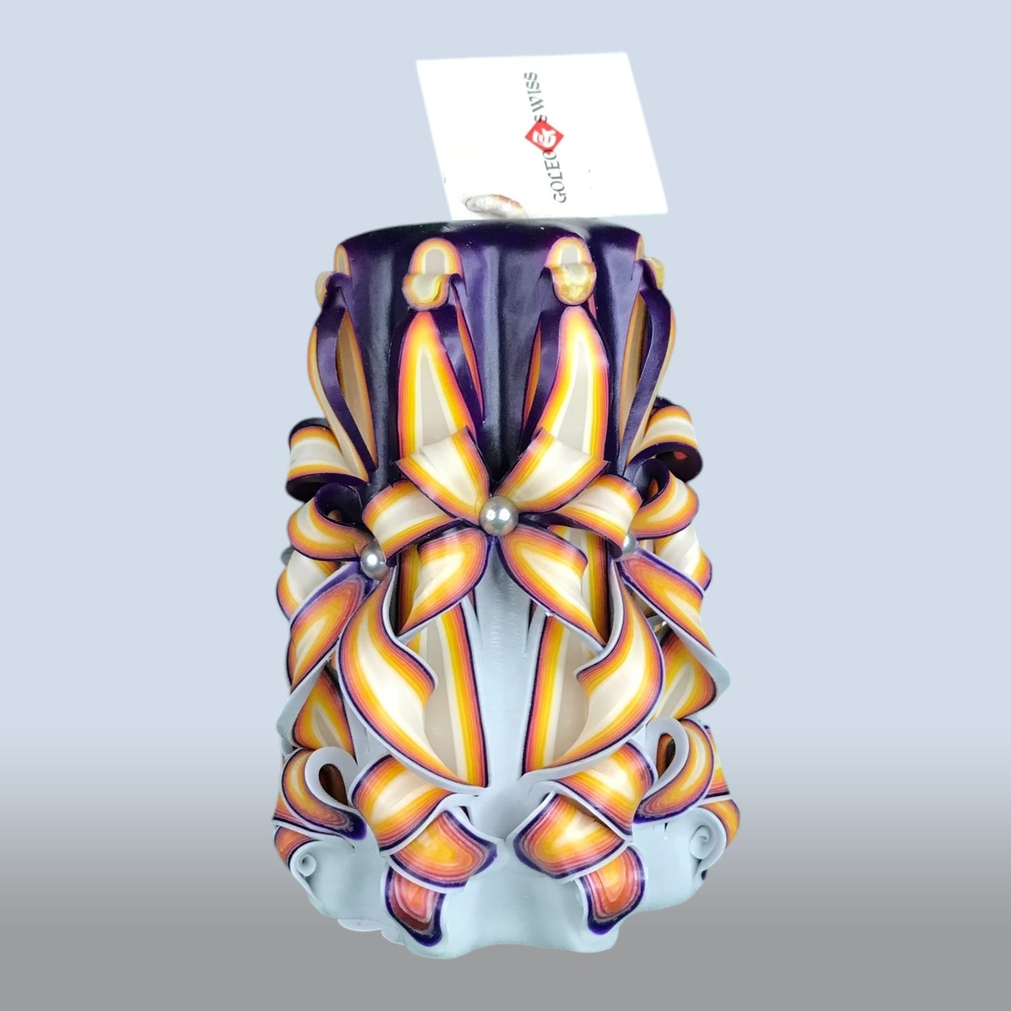 Geschnitzte Kerze Mittel - Berry Sunlight