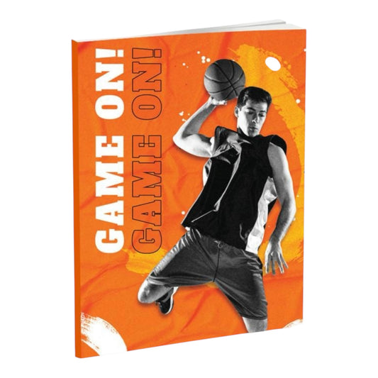 Schulheft A5 , Softcover-Umschlag, 52 Blatt.