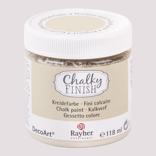 Rayher Chalky-Finish Kreidefarbe – Beige-118 ml
