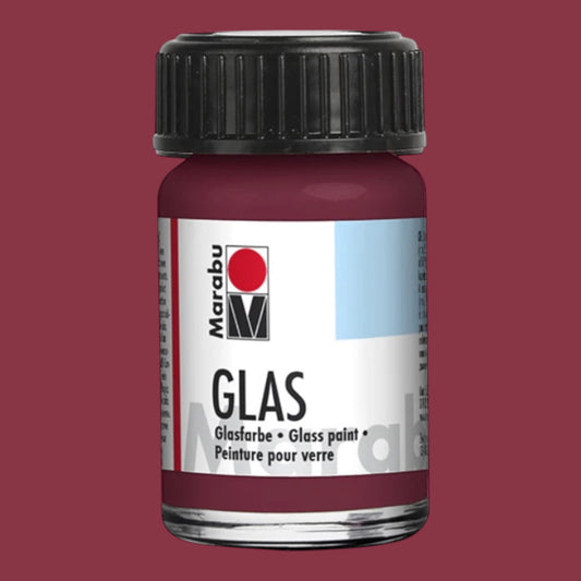 Marabu Transparent Glasfarbe , Brombeere 223 ,15 ml
