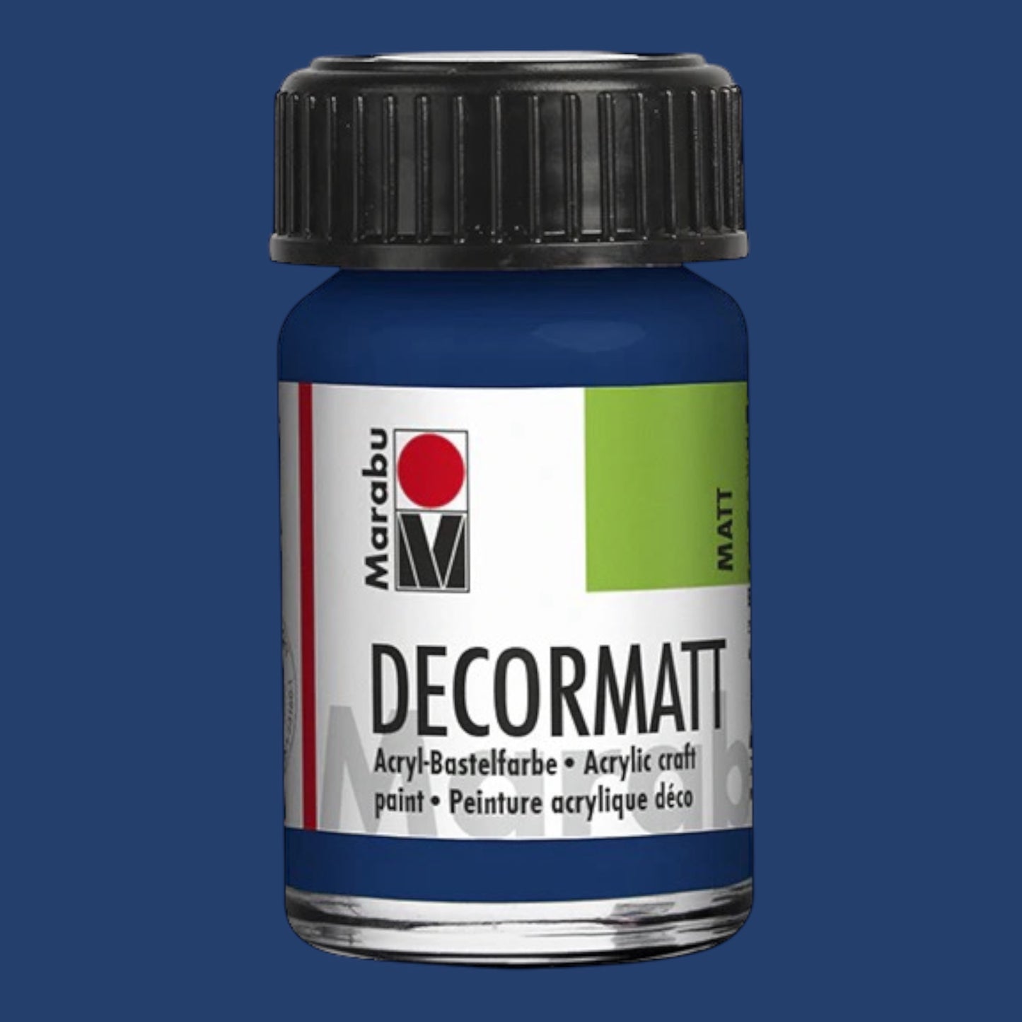 Marabu Decormatt Acryl Dunkelblau 053