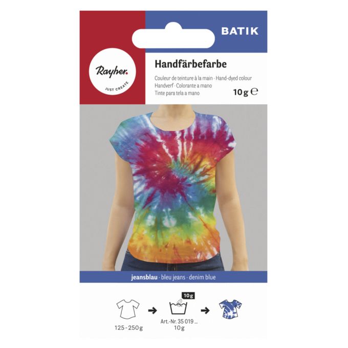 Rayher batik hand dye denim blue