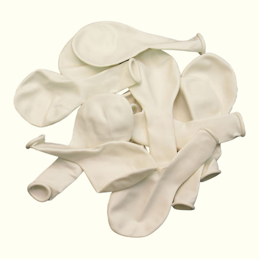 I Am Creative Balloons, white 20 pieces