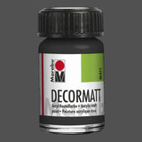 Marabu Decormatt Acryl Schwarz 073
