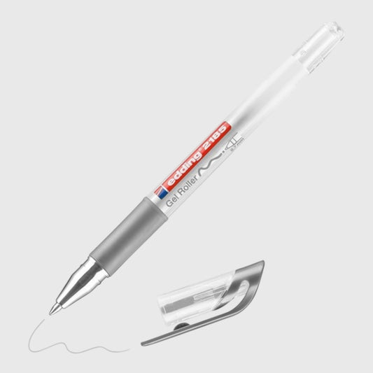 Edding 2185 Gelroller – Silber Metallic, Rollerspitze 0,7 mm