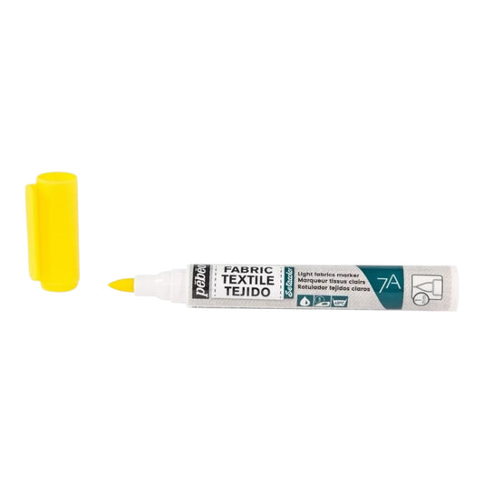 Pébéo Setacolor Stoffmarker 7A – Gelb, für helle Stoffe