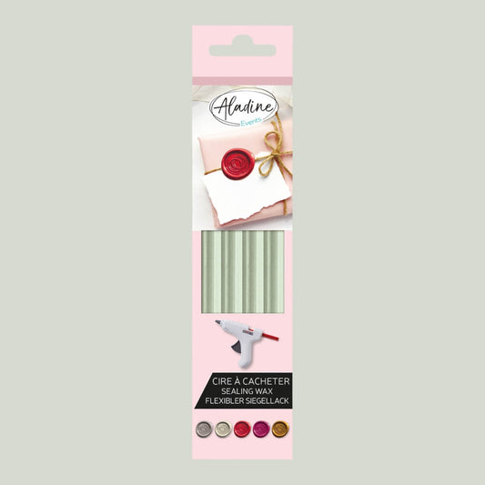 Aladine sealing wax water green, wax sticks for wax gun
