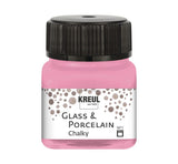 Kreul Glass & Porcelain Chalky, Porcelain and Glass Paint Matt Candy Rose 16635