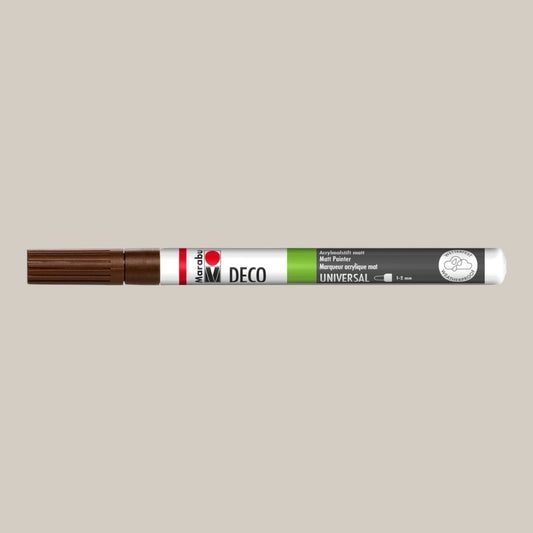 Marabu Deco Painter Acrylmarker Braun – Matt