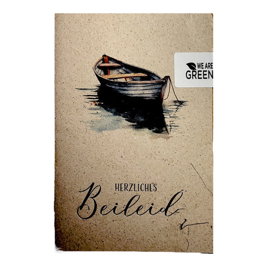 Postkarte „Herzliches Beileid“