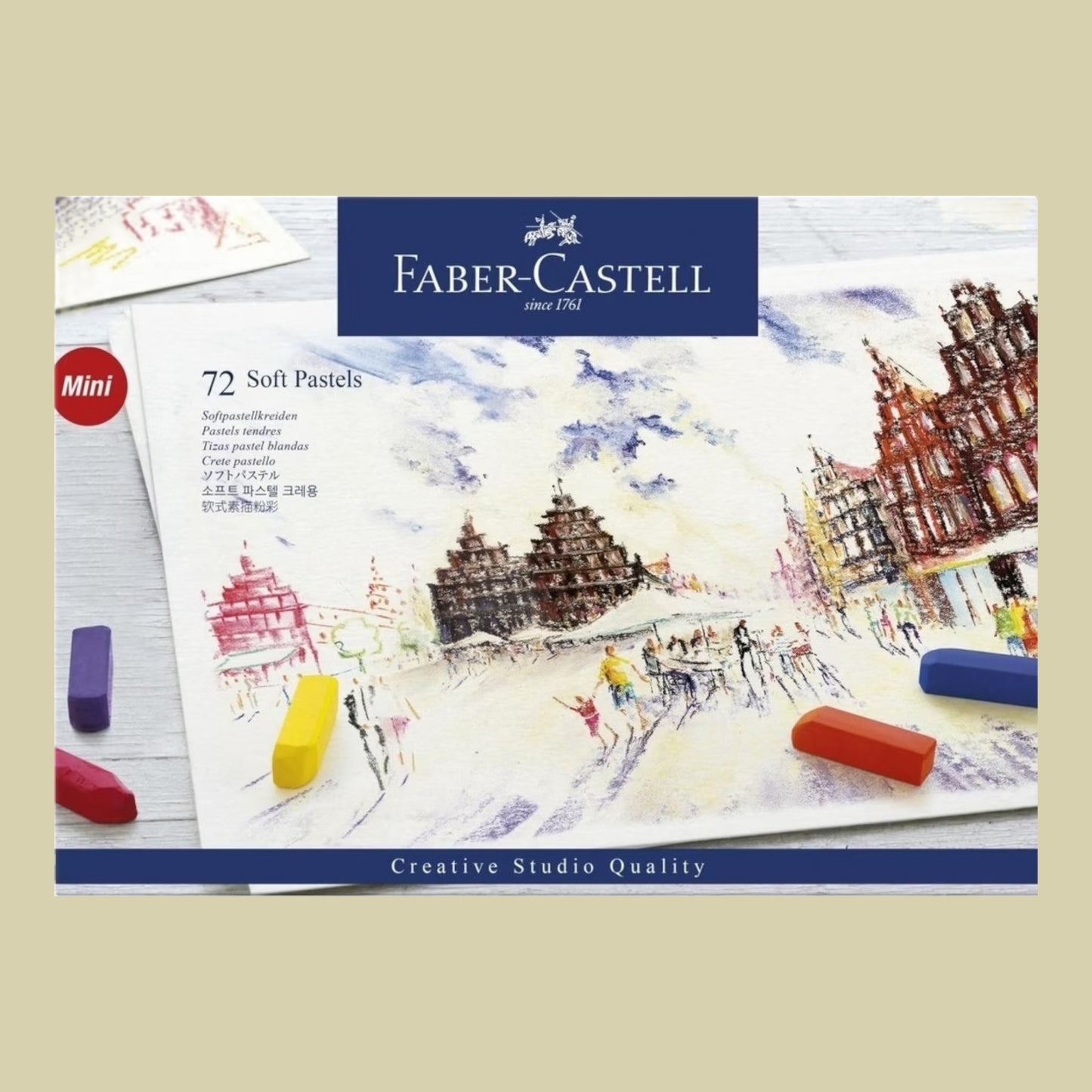 Faber-Castell – Soft Pastels Mini, 72-teilig