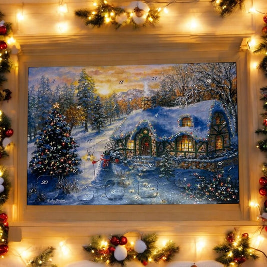 postcard Advent calendar